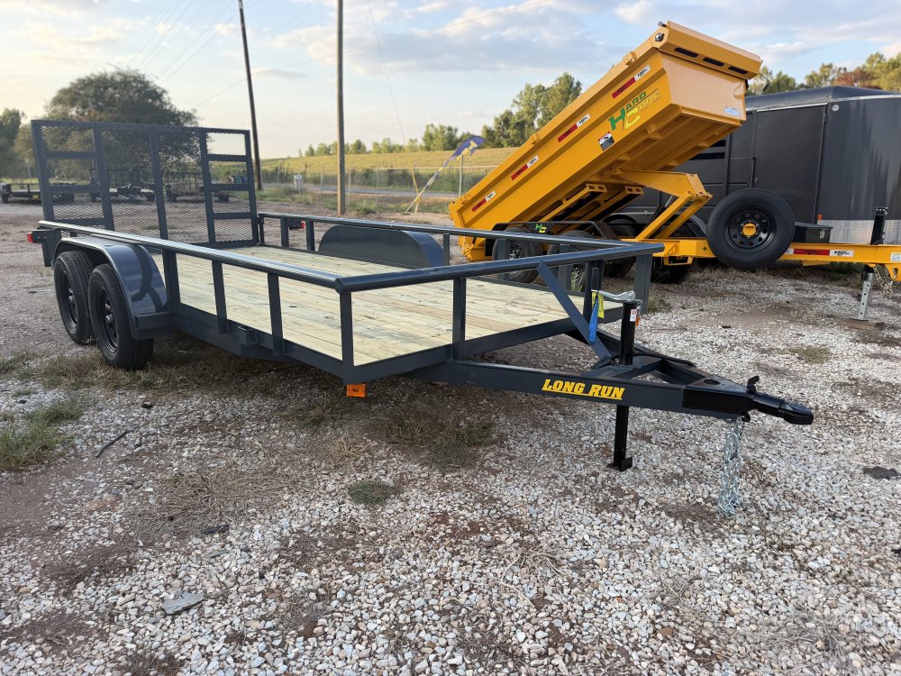 82"x16' Long Run Trailers Utility