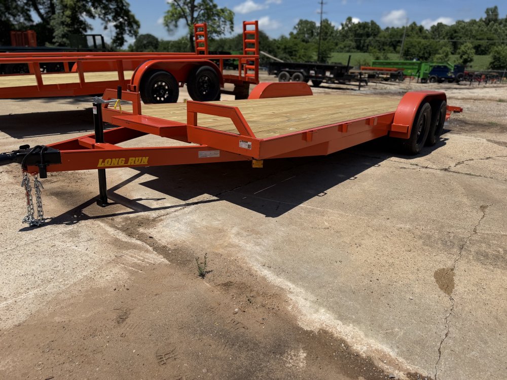 82"x20' Long Run Trailers Flatbed Car Hauler