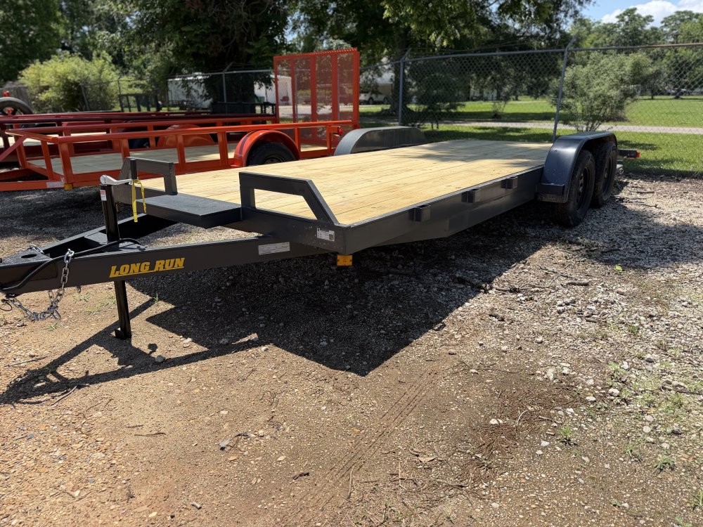 82"x20' Long Run Trailers Flatbed Car Hauler
