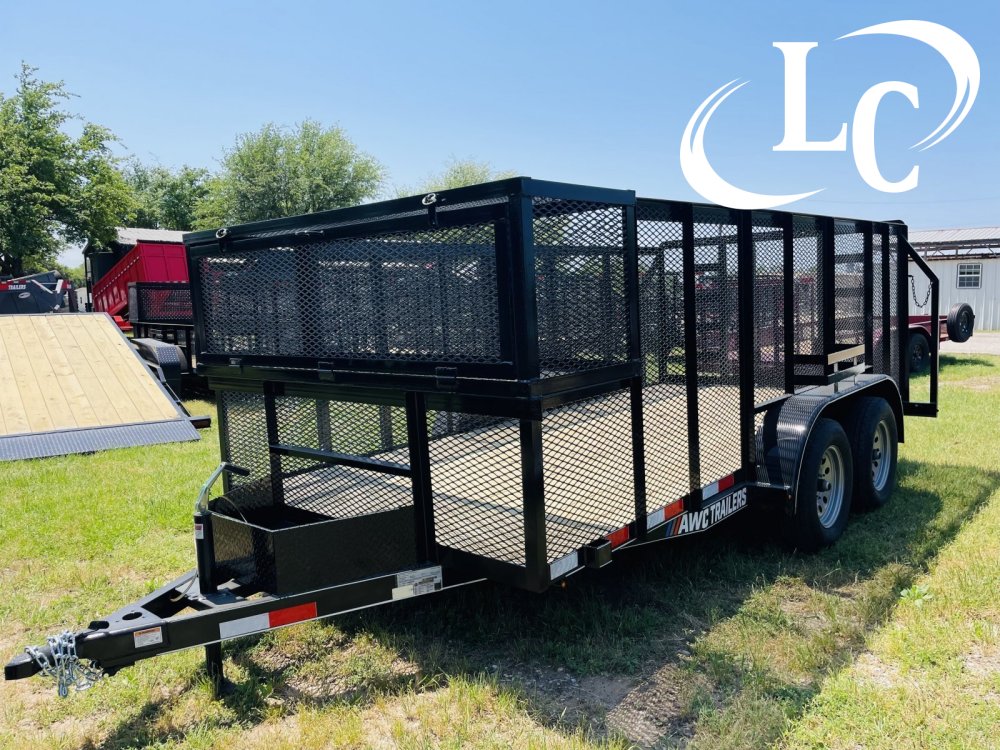 76x14 AW Custom Trailers Landscape