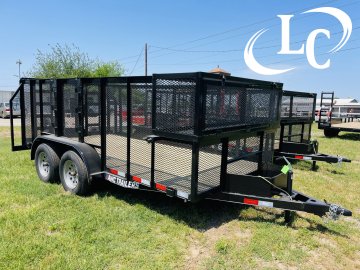 76x14 AW Custom Trailers Landscape