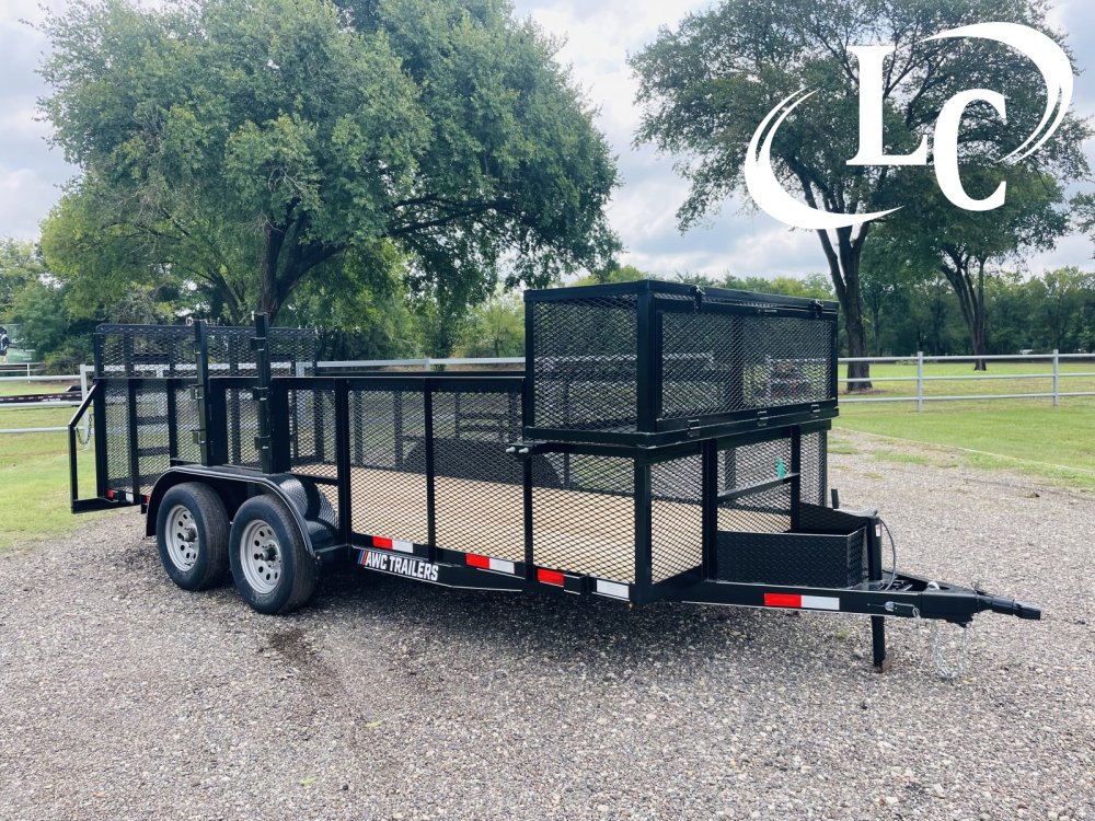 76x16 AW Custom Trailers Landscape