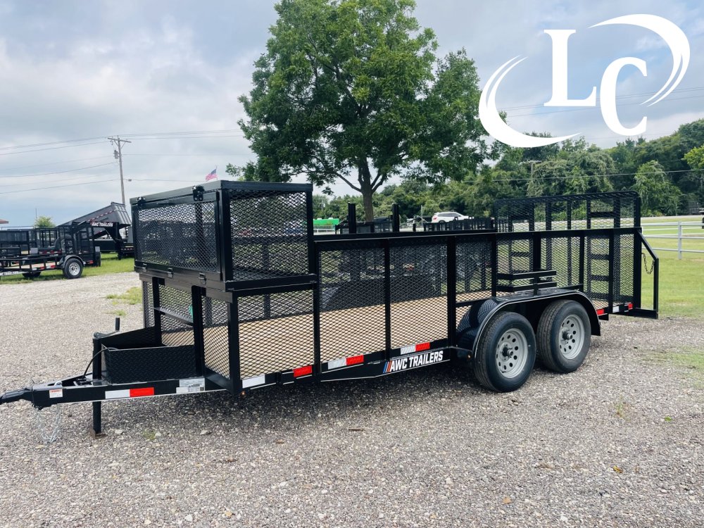 76x16 AW Custom Trailers Landscape