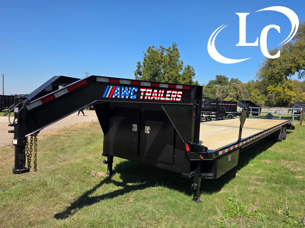 102x35 AW Custom Trailers Flatbed