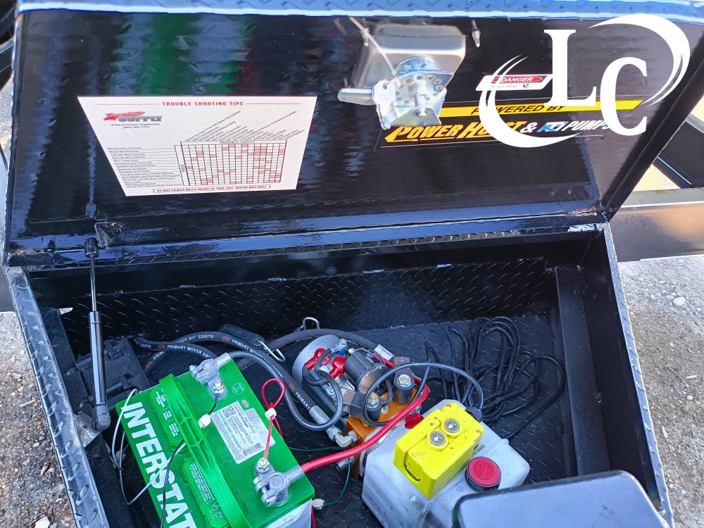 83x16 AW Custom Trailers Dump