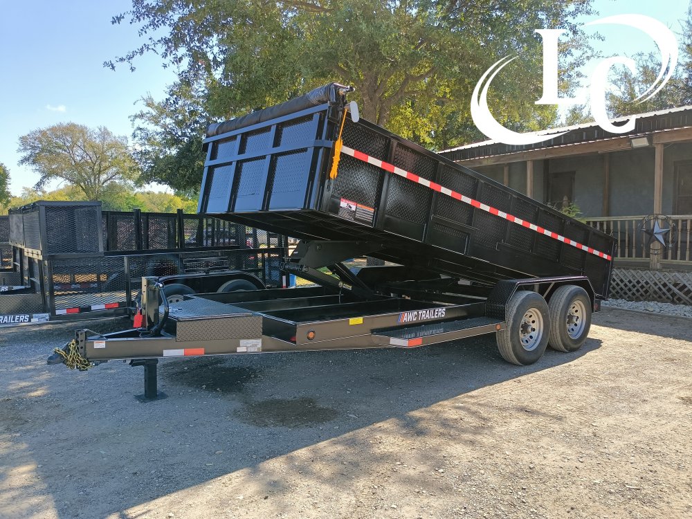 83x16 AW Custom Trailers Dump