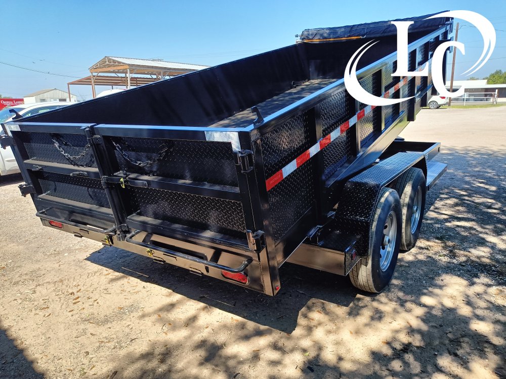 83x16 AW Custom Trailers Dump