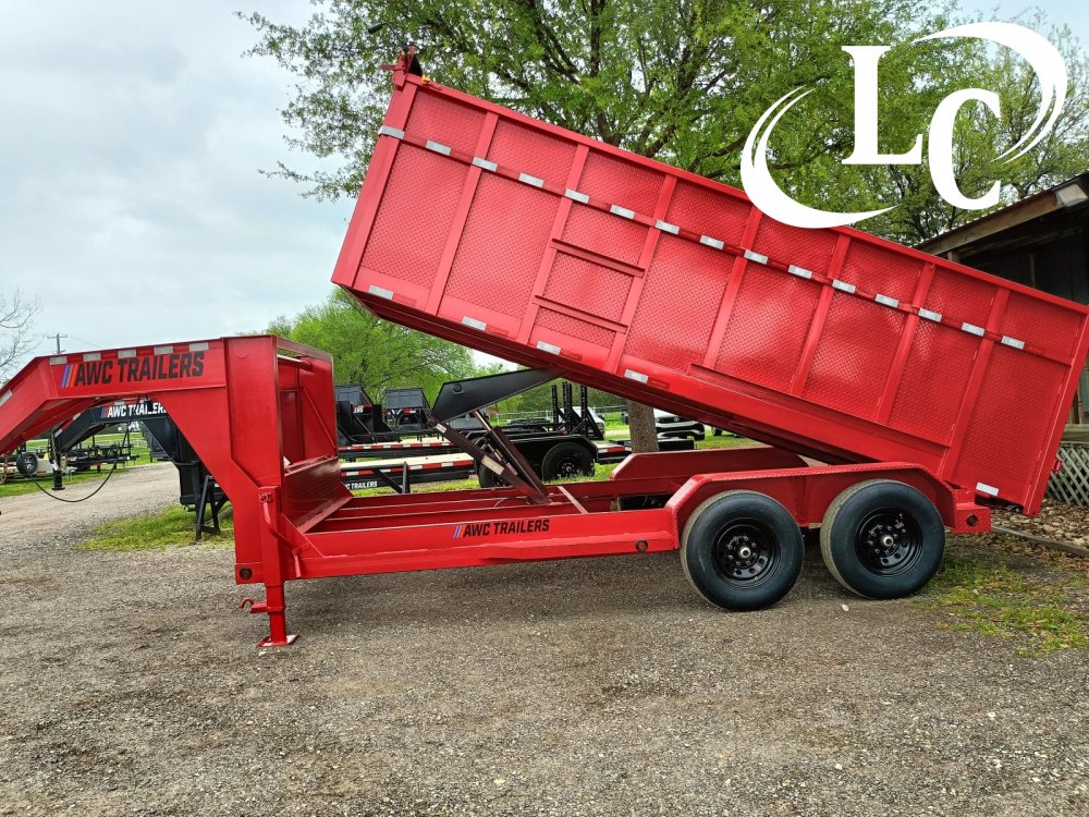 83x16 AW Custom Trailers Dump