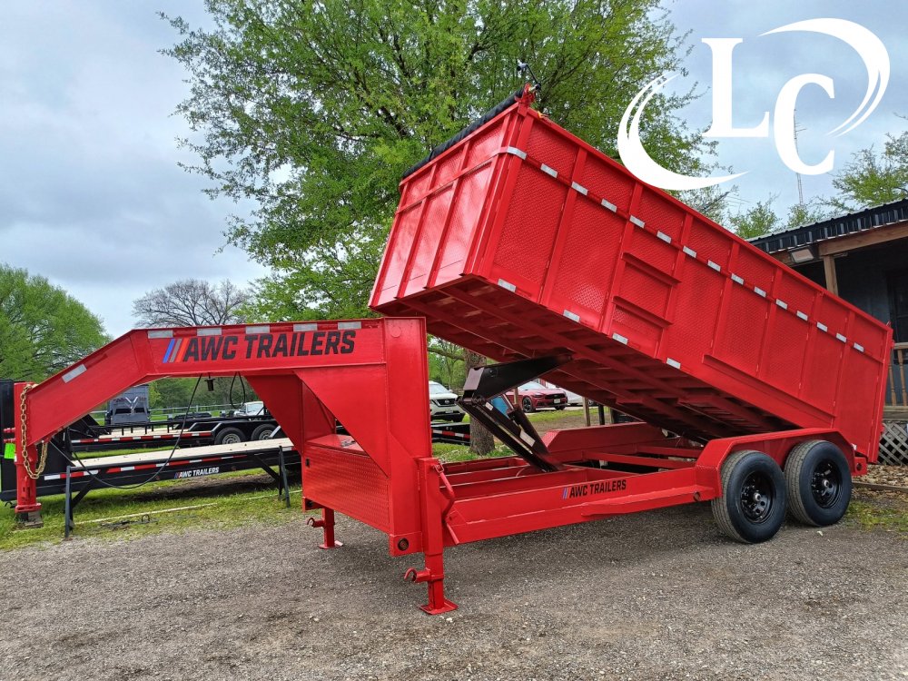 83x16 AW Custom Trailers Dump