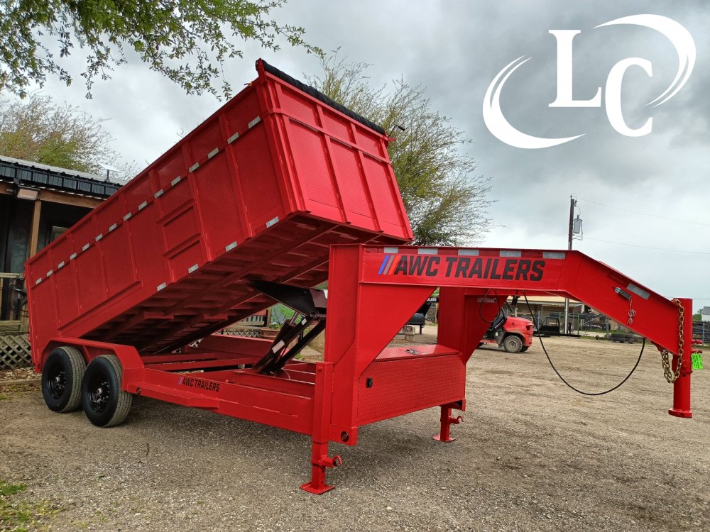 83x16 AW Custom Trailers Dump