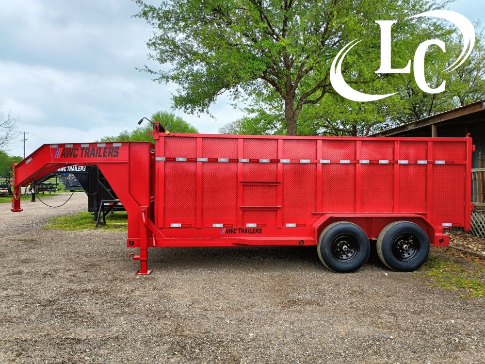83x16 AW Custom Trailers Dump