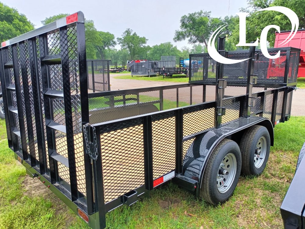 76x14 AW Custom Trailers Landscape