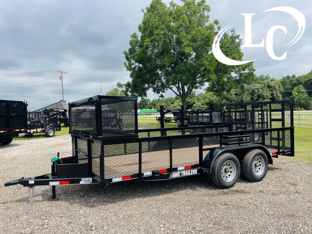 76x16 AW Custom Trailers Landscape