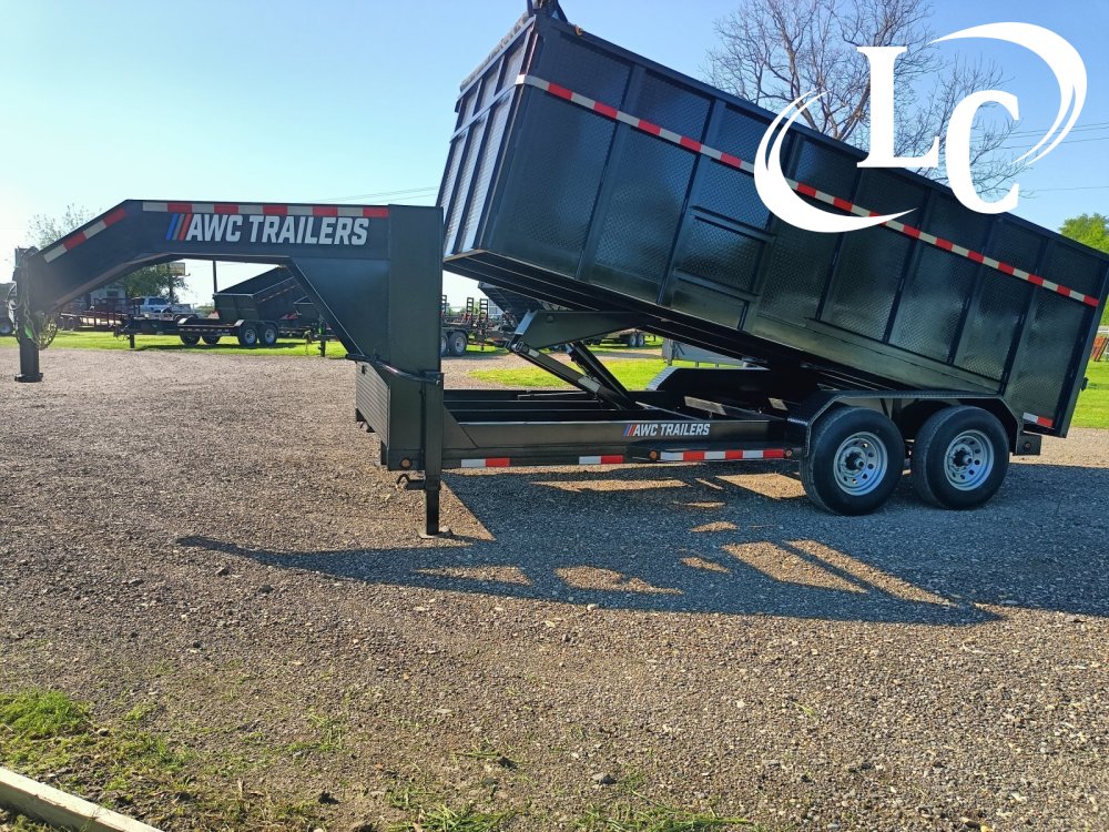 83x16 AW Custom Trailers Dump