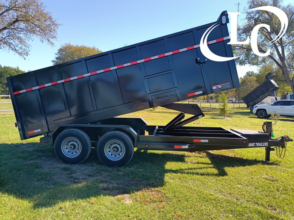 83x16 AW Custom Trailers Dump
