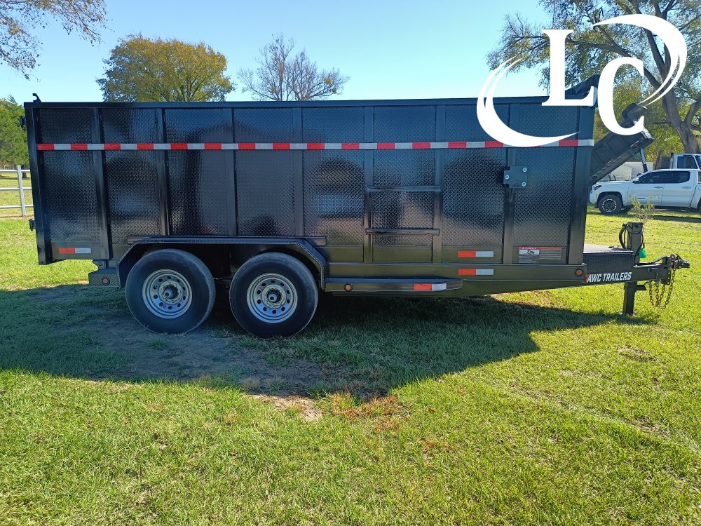 83x16 AW Custom Trailers Dump