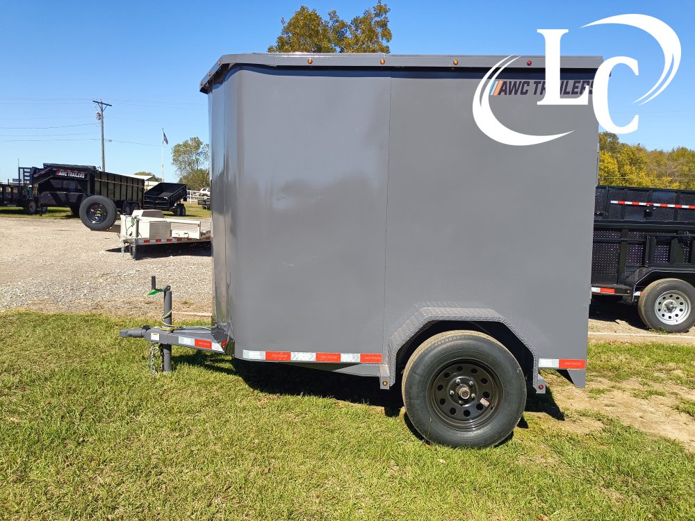 5x8 AW Custom Trailers Enclosed Cargo