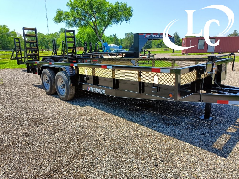 83x20 AW Custom Trailers Square Tube