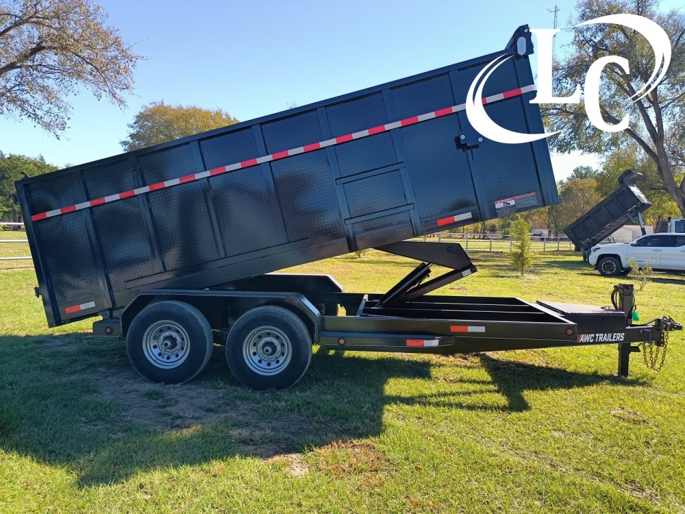 83x16 AW Custom Trailers Dump