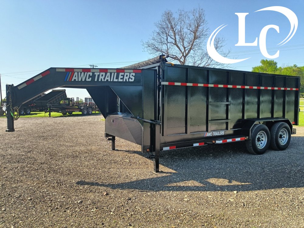 83x16 AW Custom Trailers Dump