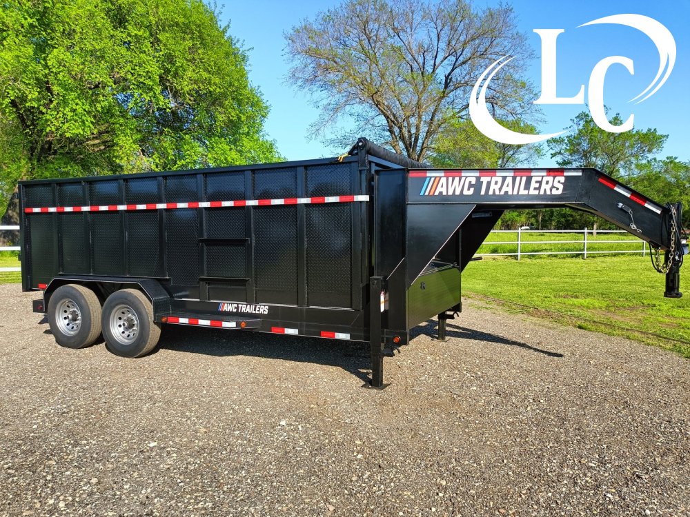83x16 AW Custom Trailers Dump
