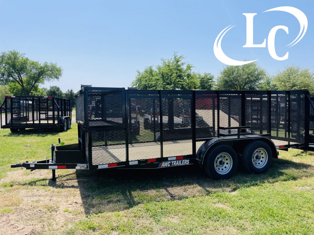 76x16 AW Custom Trailers Landscape