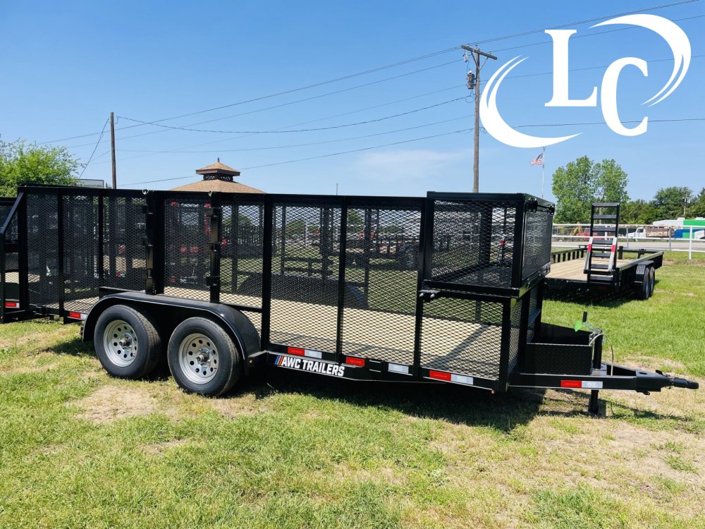 76x16 AW Custom Trailers Landscape