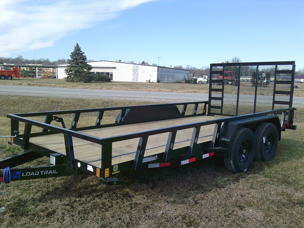 83" x 16' Tandem Axle Utility (3" x 4" Angle Frame)