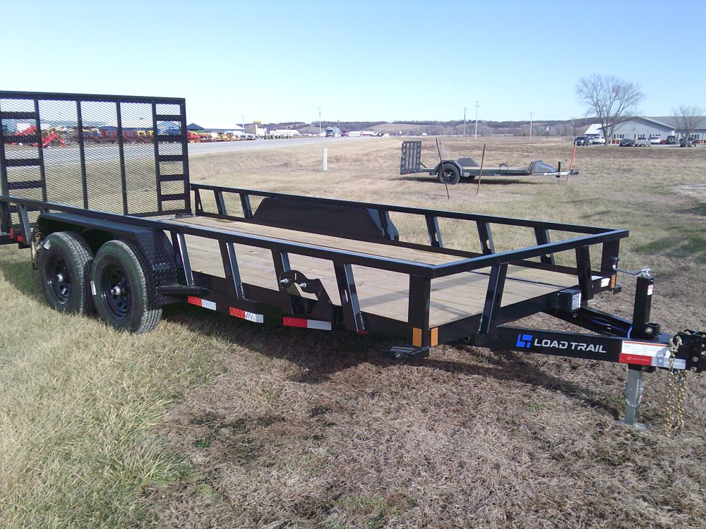 83" x 16' Tandem Axle Utility (3" x 4" Angle Frame)