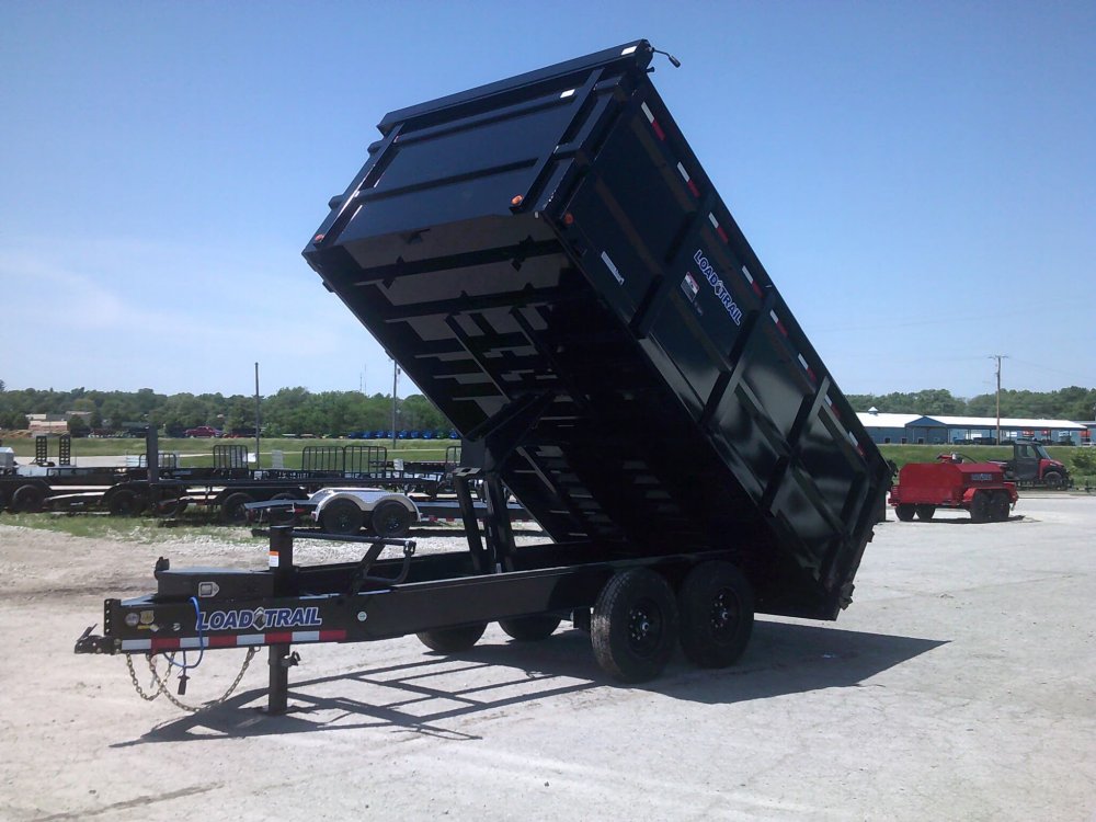 96" X 14' Deckover Tall Sided Dump Trailer 14K GVWR
