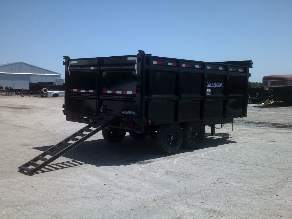96" X 14' Deckover Tall Sided Dump Trailer 14K GVWR