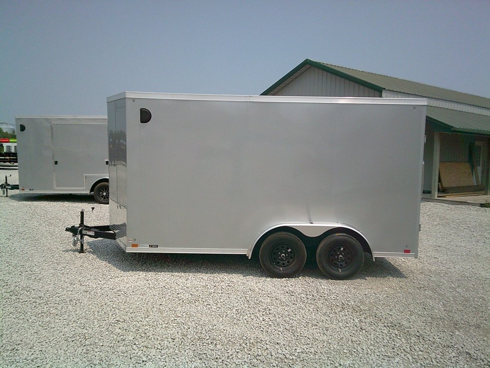 7.5X14 Extra Tall Enclosed Cross Trailer 7K