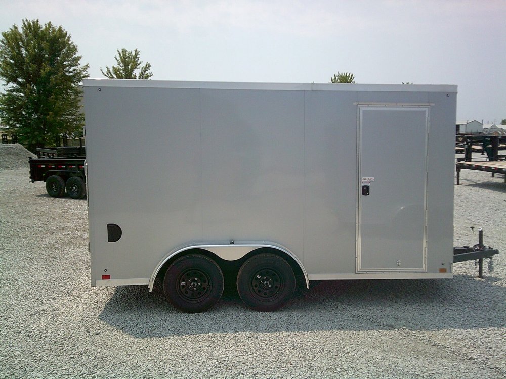 7.5X14 Extra Tall Enclosed Cross Trailer 7K