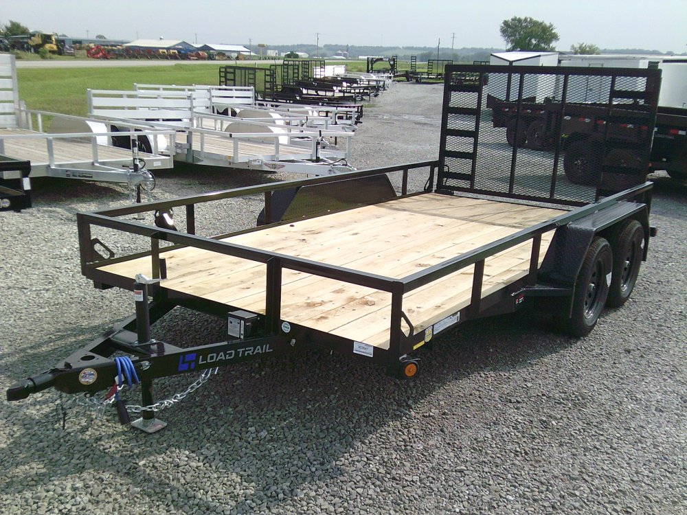 83" x 14' Tandem Axle Utility (2" x 3" Angle Frame)