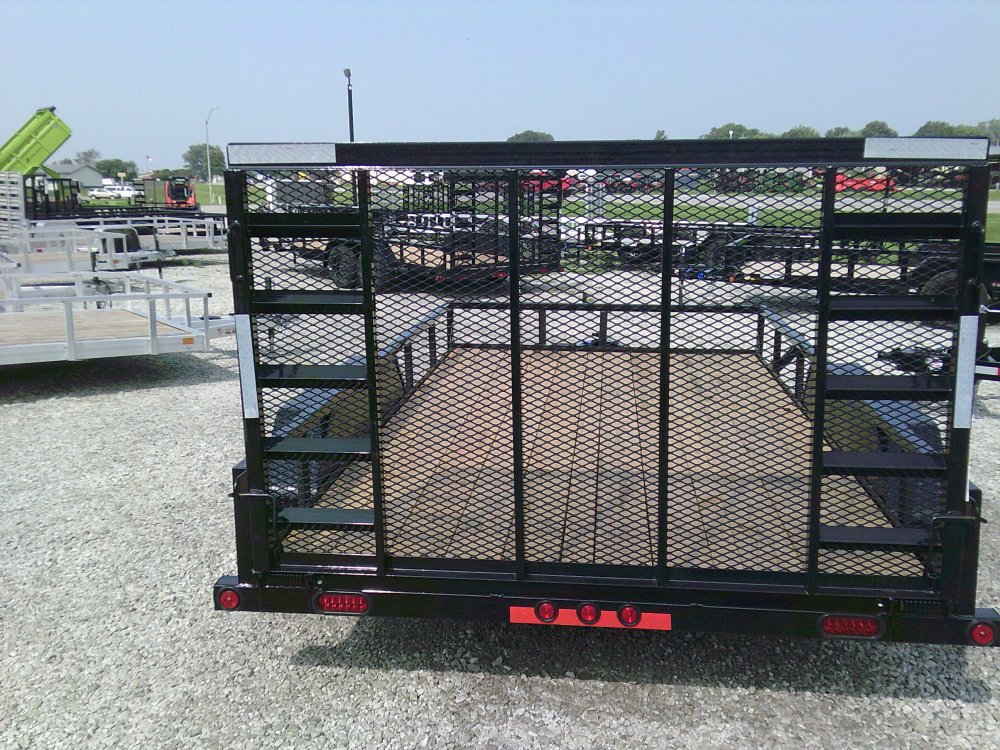 83" x 14' Tandem Axle Utility (2" x 3" Angle Frame)