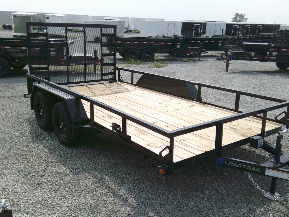 83" x 14' Tandem Axle Utility (2" x 3" Angle Frame)