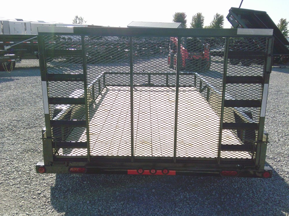 83" x 14' Tandem Axle Utility (2" x 3" Angle Frame)