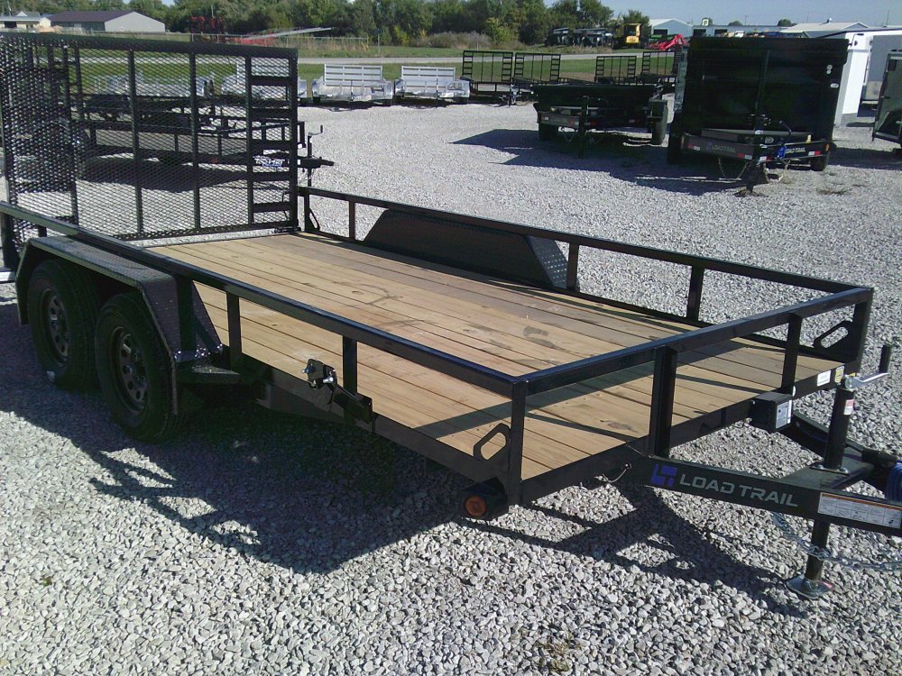 83" x 14' Tandem Axle Utility (2" x 3" Angle Frame)