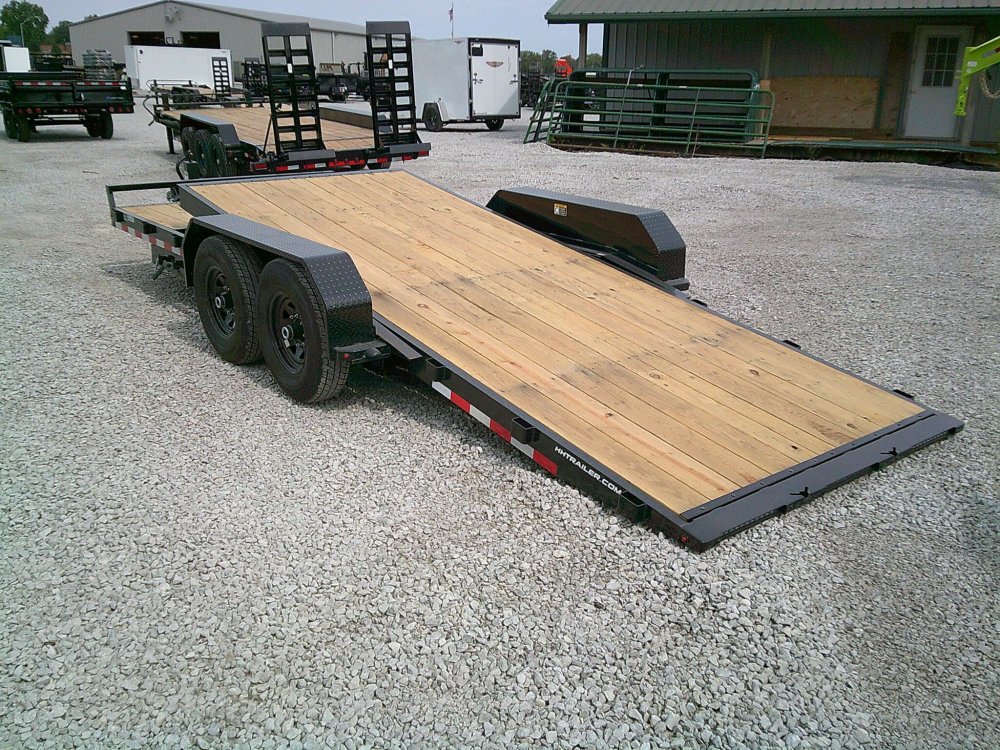 82" X 16'+4' Gravity Tilt Equipment Trailer 14K