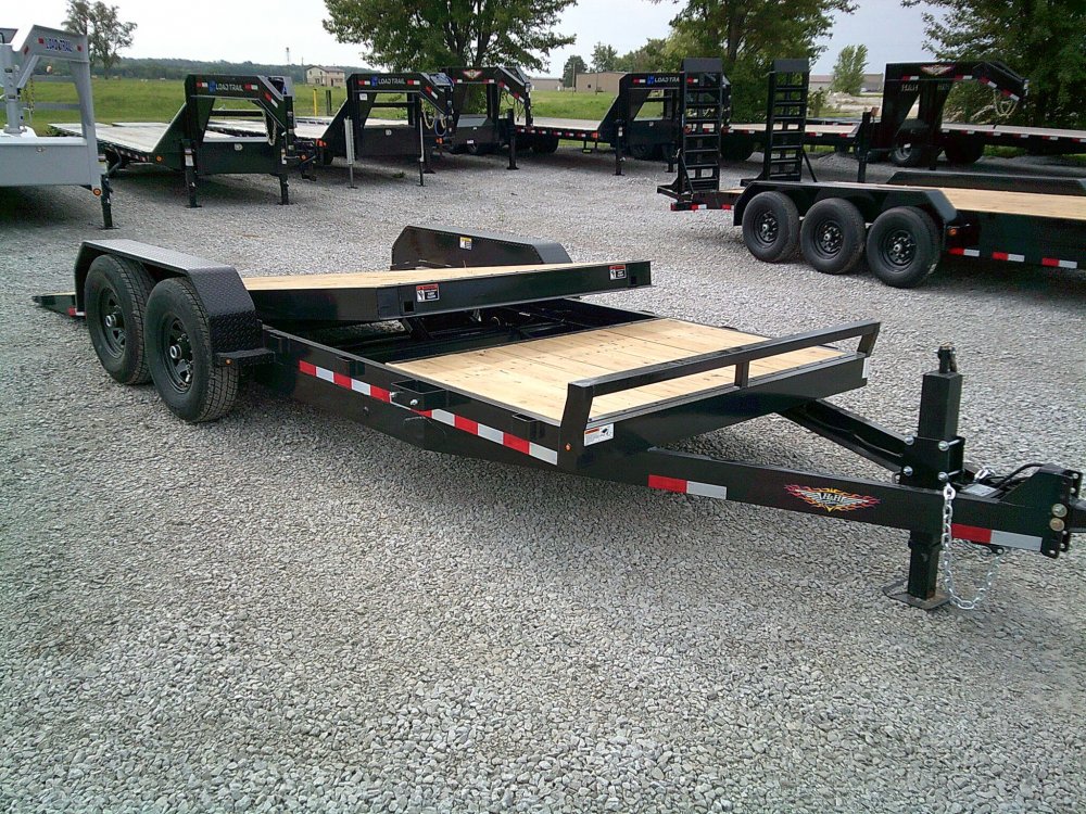 82" X 16'+4' Gravity Tilt Equipment Trailer 14K