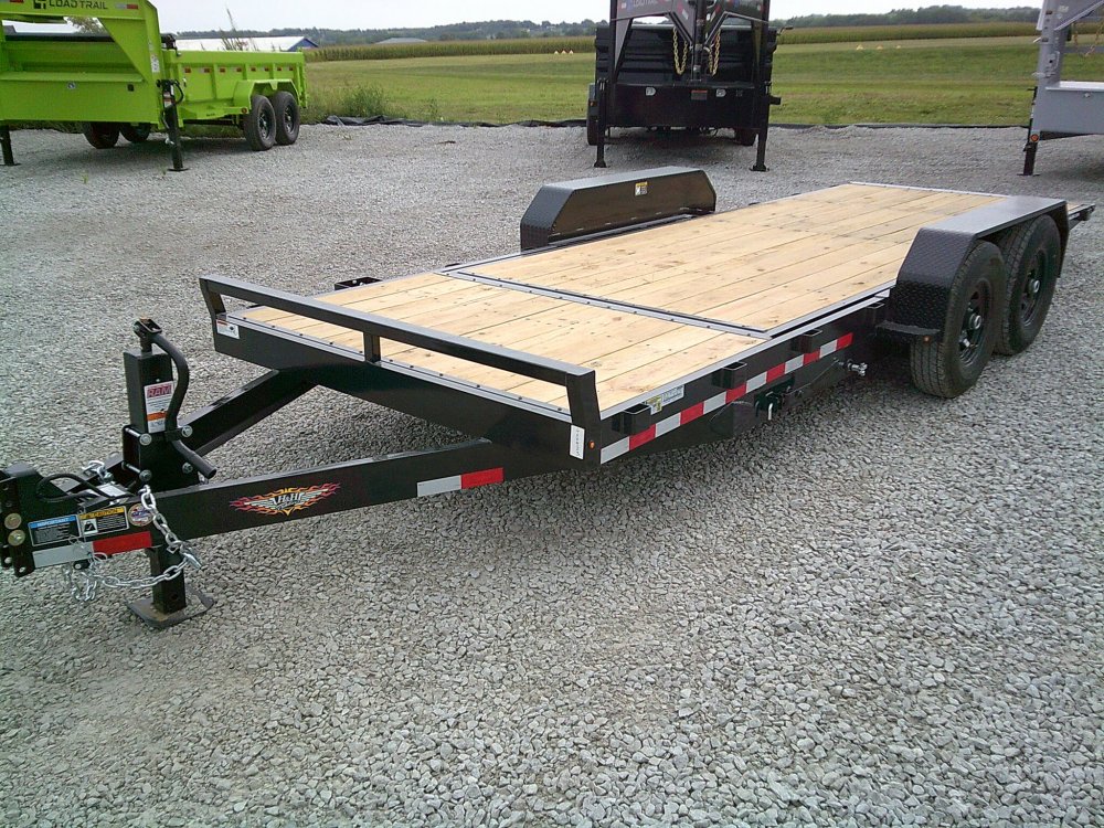 82" X 16'+4' Gravity Tilt Equipment Trailer 14K