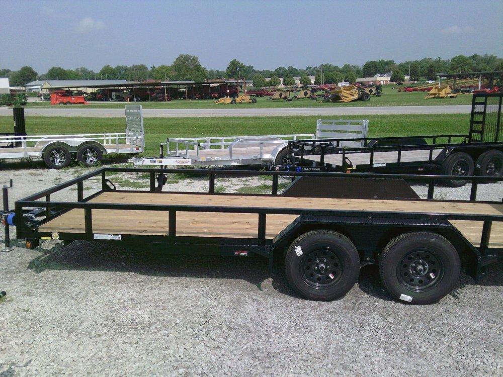 83" x 18' Tandem Axle Utility (2" x 3" Angle Frame)