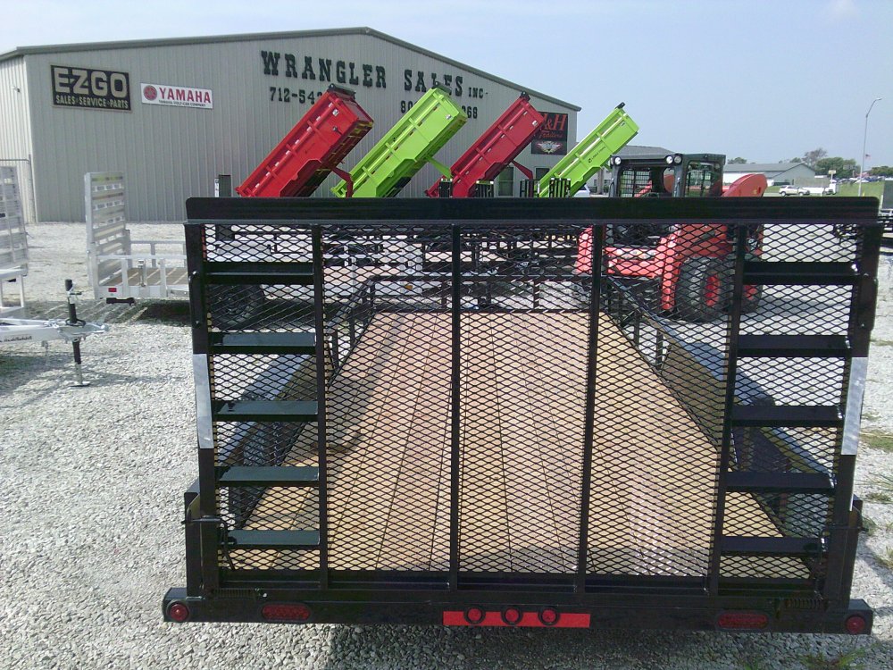 83" x 18' Tandem Axle Utility (2" x 3" Angle Frame)
