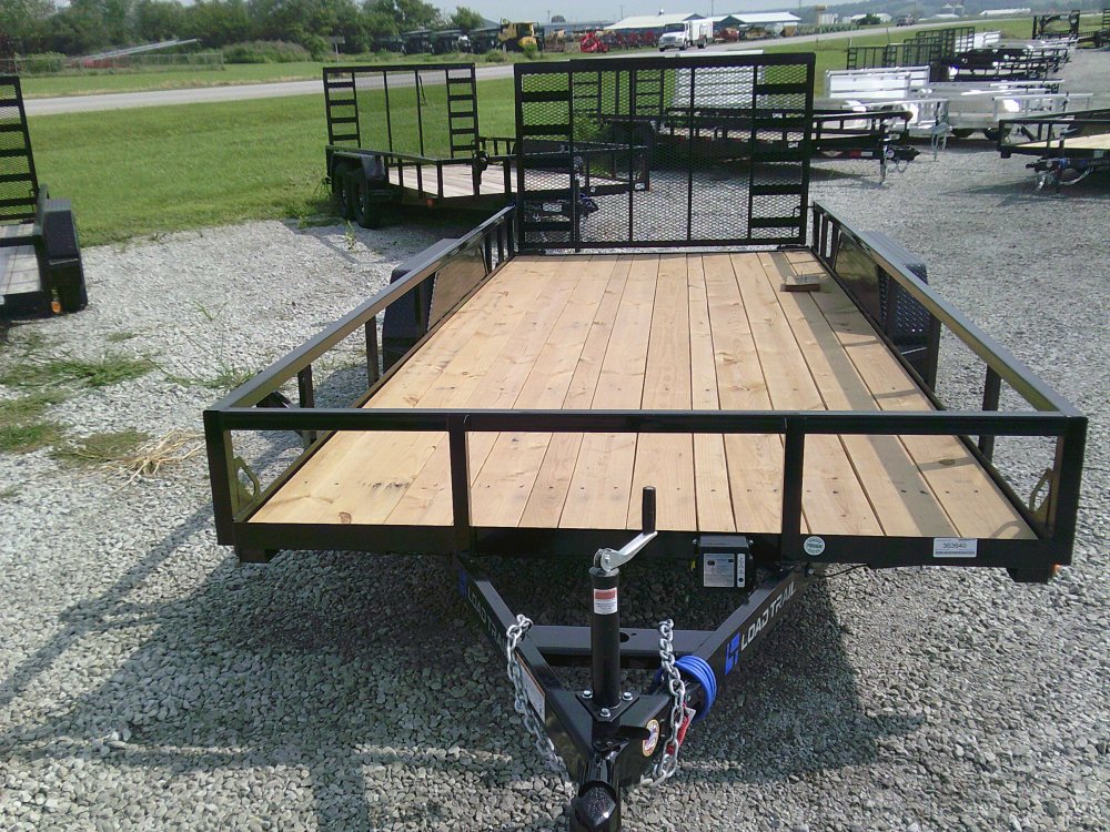 83" x 18' Tandem Axle Utility (2" x 3" Angle Frame)