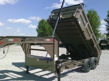 83" x 14' Tandem Axle Gooseneck Low-Pro Dump -14K