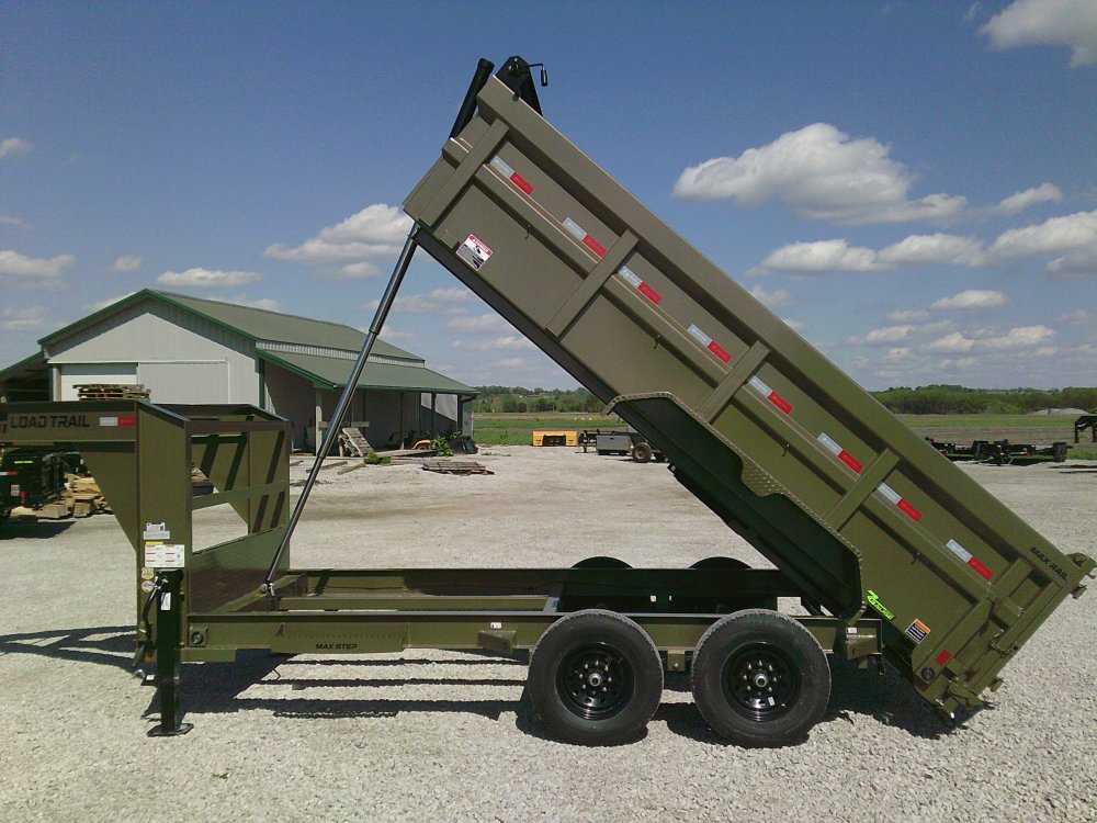 83" x 14' Tandem Axle Gooseneck Low-Pro Dump -14K