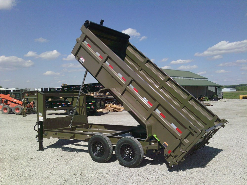 83" x 14' Tandem Axle Gooseneck Low-Pro Dump -14K