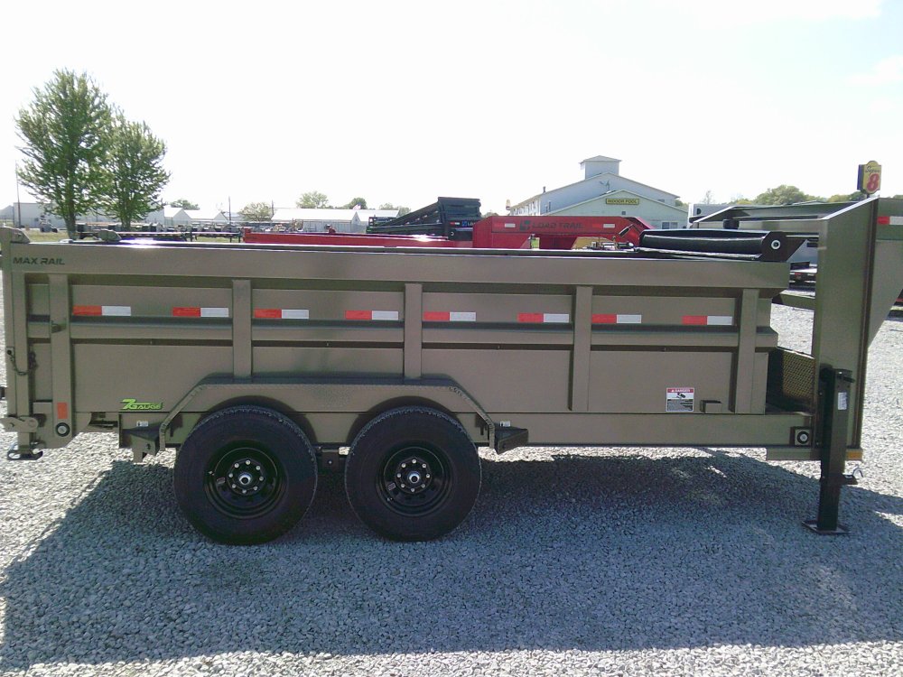 83" x 14' Tandem Axle Gooseneck Low-Pro Dump -14K