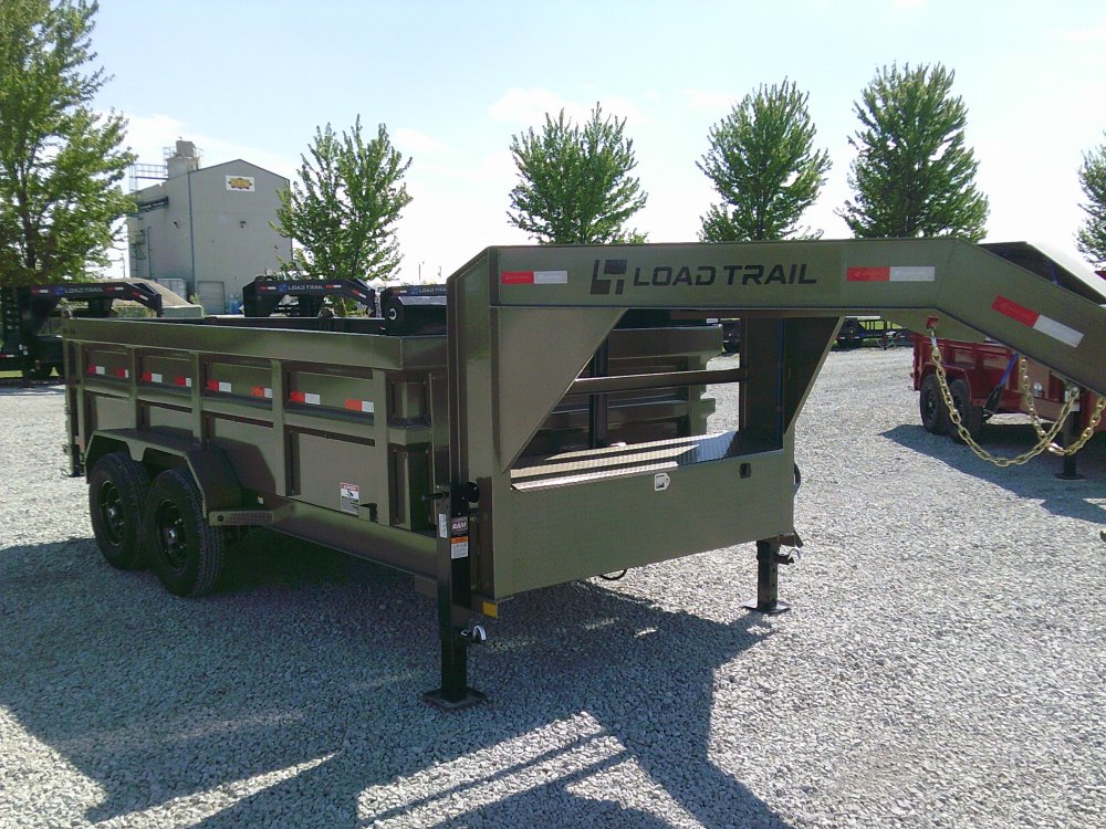 83" x 14' Tandem Axle Gooseneck Low-Pro Dump -14K