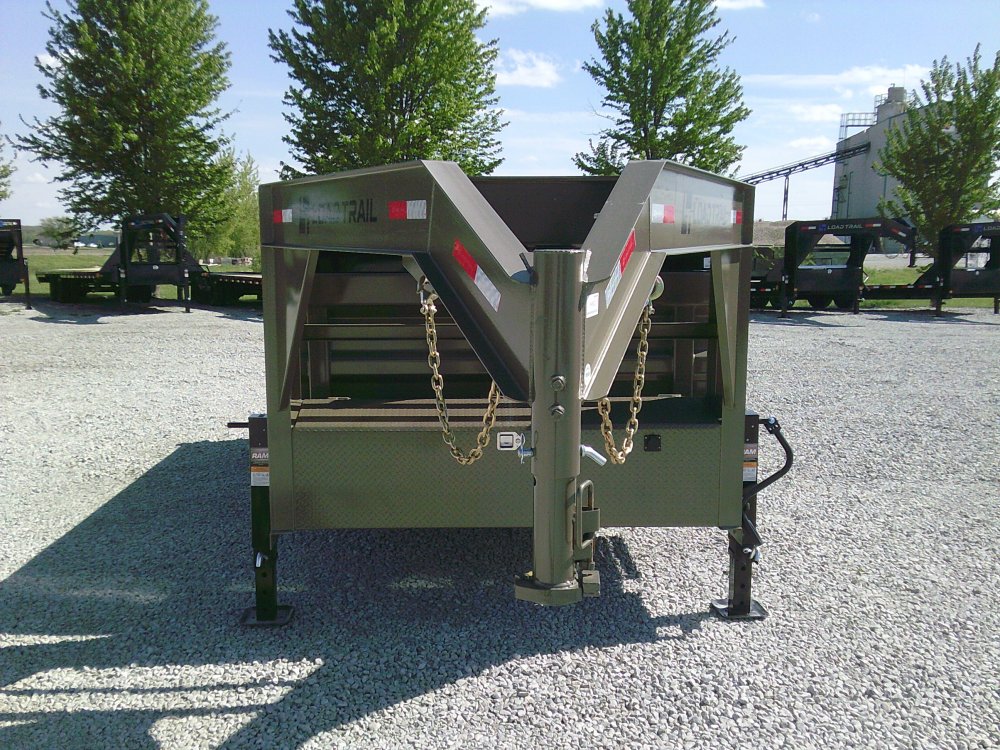 83" x 14' Tandem Axle Gooseneck Low-Pro Dump -14K